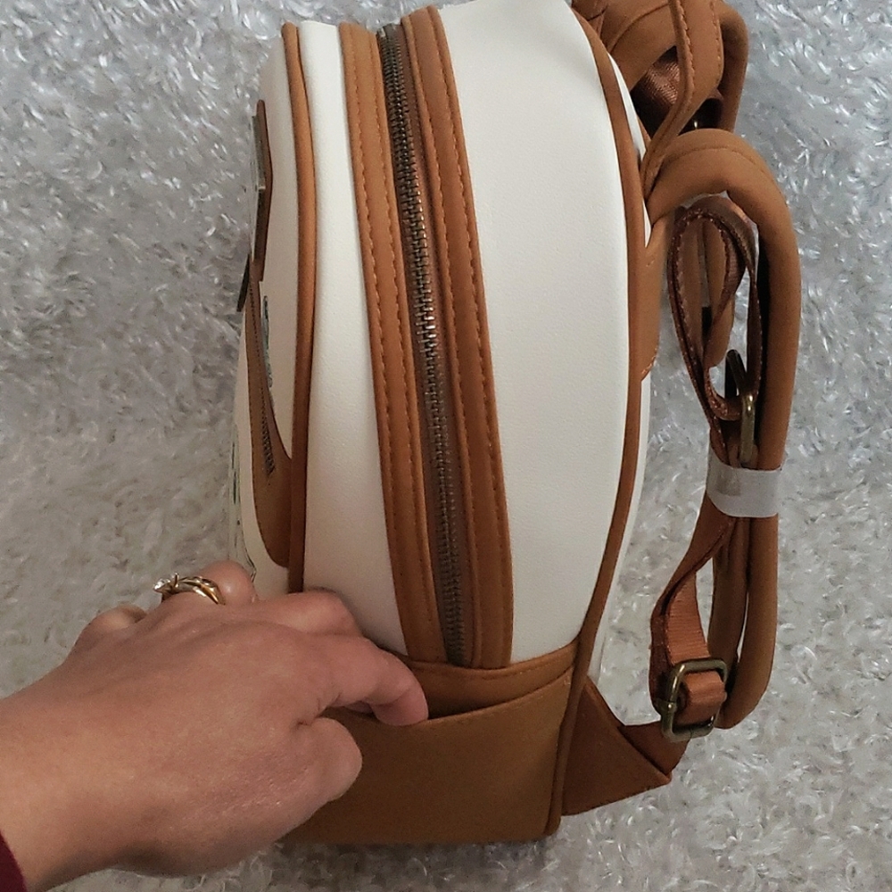 NWT Loungefly Baby Yoda Mandalorian mini backpack - Picture 3 of 12